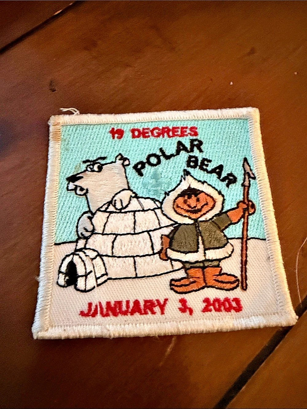 19 Degrees Polar Bear Patch January 3, 2003